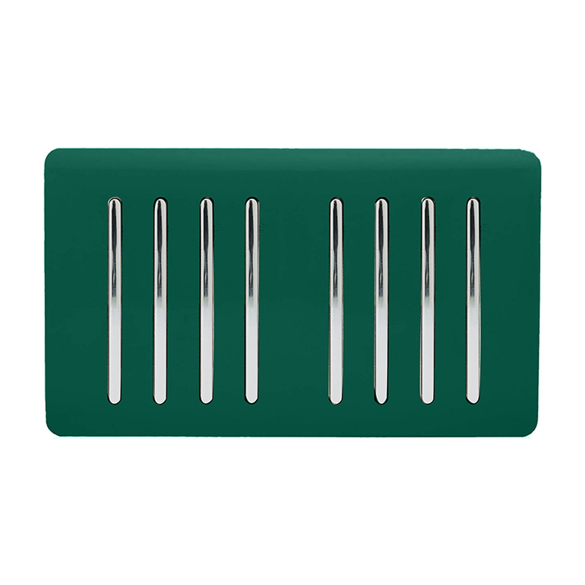 ART-SS88DG  8 Gang 2 Way 10 Amp Rocker Twin Plate Dark Green